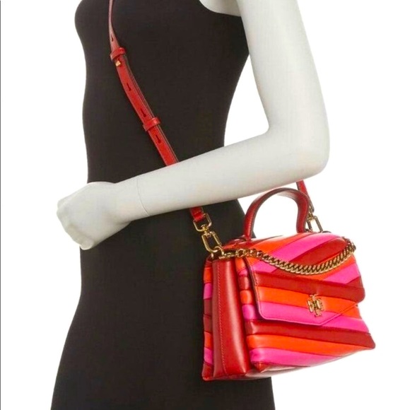 Brand new🔥Tory Burch Kira chevron satchel - Picture 2 of 16
